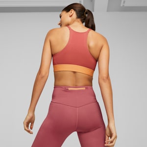 PUMA x FIRST MILE Women's High Support Running Bra, Bright Melon, extralarge
