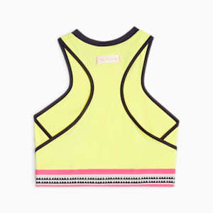 Camiseta PUMA x LEMLEM corta sin mangas entrenamiento para mujeres, Yellow Burst, extragrande