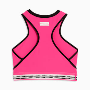 Camiseta PUMA x LEMLEM corta sin mangas entrenamiento para mujeres, Glowing Pink, extragrande