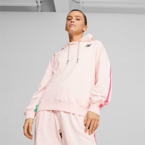 PUMA x LEMLEM Women's Fleece Training Hoodie, Frosty Pink, extralarge