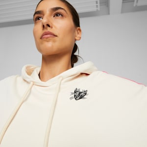 PUMA x LEMLEM Women's Fleece Training Hoodie, Ghost Pepper, extralarge
