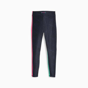 Mallones para entrenar de tiro alto 7/8 PUMA x LemLem para mujer, PUMA Navy-PUMA Black, extralarge