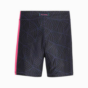 Shorts d’entraînement de vélo PUMA x lemlem Femme, PUMA Navy-PUMA Black, extralarge