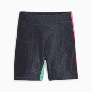 PUMA x LEMLEM Women's Training Bike Shorts, PUMA Navy-PUMA Black, extralarge