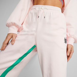Pants jogger de entrenamiento PUMA x lemlem para mujer, Frosty Pink, extralarge