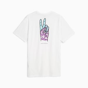 PUMA x CIELE 'Peace is the Place' Unisex Running Tee, PUMA White, extralarge-IND