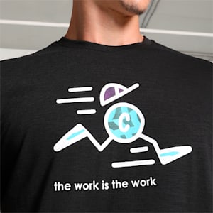 PUMA x CIELE 'The Work is the Work' Unisex Running Tee, PUMA Black, extralarge-IND