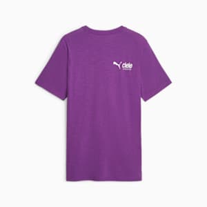 PUMA x CIELE 'The Work is the Work' Running Tee, Purple Pop, extralarge