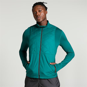 Run Cloudspun WRMLBL Men's Padded Jacket, Malachite, extralarge-IND