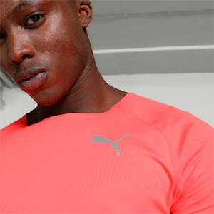 Ultraspun Men's Running T-shirt, Fire Orchid, extralarge-IND