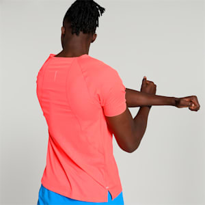 Ultraspun Men's Running T-shirt, Fire Orchid, extralarge-IND
