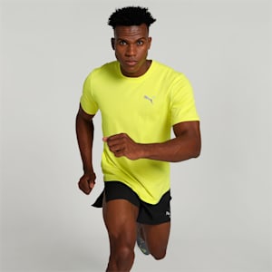 Run Cloudspun Men's T-shirt, Yellow Burst, extralarge-IND