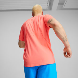 Cloudspun Men's Running Tee, Fire Orchid, extralarge-GBR