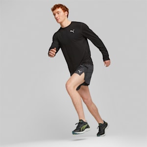 RUN CLOUDSPUN Men's Long Sleeve Running Tee, PUMA Black, extralarge