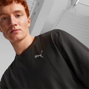 RUN CLOUDSPUN Men's Long Sleeve Running Tee, PUMA Black, extralarge