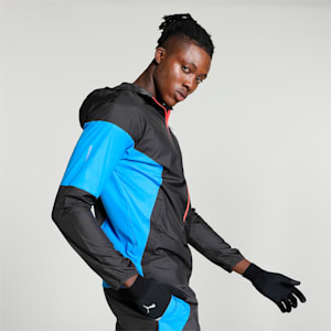 Lightweight Men's Running Jacket, PUMA Black-Ultra Blue, extralarge-IND