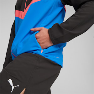 ULTRAWEAVE Men's Running Jacket, PUMA Black-Ultra Blue, extralarge-GBR