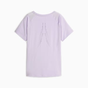 Camiseta para correr RUN ​​​​​​​CLOUDSPUN para mujer, Vivid Violet, extragrande