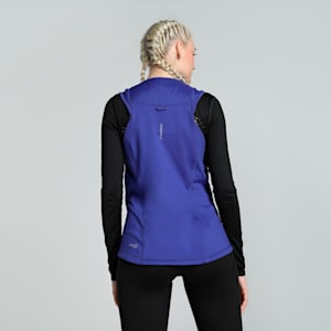 RUN CLOUDSPUN WRMLBL Women's Padded Running Vest, Lapis Lazuli, extralarge-IND