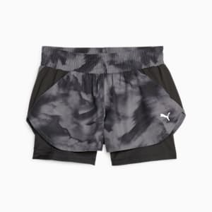 Shorts para correr Ultraweave 2-in-1 para mujer, PUMA Black, extralarge