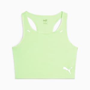 Ultraspun Women's Running Crop Tank Top, Speed Green, extralarge-IND