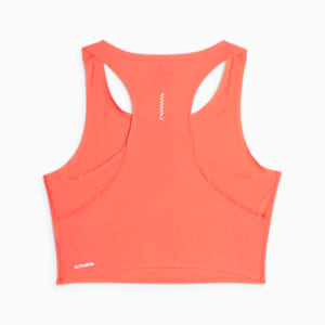 Ultraspun Running Crop Tank Top Women, Fire Orchid, extralarge-GBR
