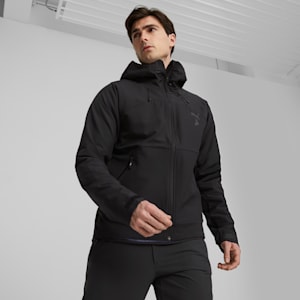 SEASONS Men's Softshell Running Jacket, PUMA Black, extralarge