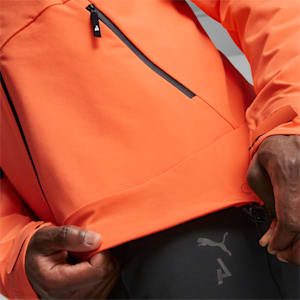 SEASONS Men's Softshell Running Jacket, Hot Heat, extralarge
