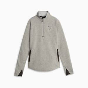 ウィメンズ ランニング シーズンズ  1/2 ジップ フリース, Concrete Gray Heather, extralarge-JPN