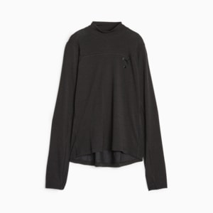 Playera de manga larga SEASONS para mujer, PUMA Black, extralarge