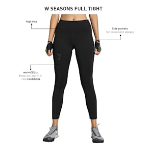 SEASONS Women's Full-Length Tights, PUMA Black, extralarge-IND