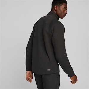 メンズ ランニング シーズンズ  ハーフジップ フリース, PUMA Black Heather, extralarge-JPN