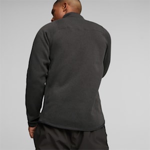 SEASONS Men's Half-zip Sweater, Dark Gray Heather, extralarge-GBR
