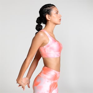 Printed Ultraform Women's Running Bra, Koral Ice, extralarge-IND