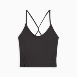 Studio Ultrabare Women's Training Crop Top, PUMA Black-SHIBORI, extralarge