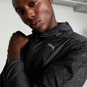 Run Aop Lightweight Men's Running Jacket, PUMA Black, extralarge-IND