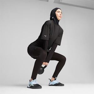 Modest Women's Oversized Training Tee, PUMA Black, extralarge-GBR