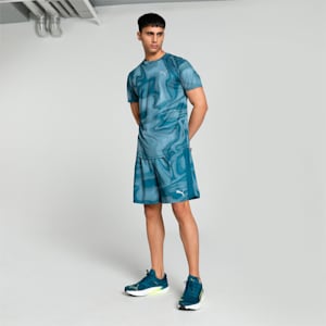 Run Favourite Men's Running T-shirt, Ocean Tropic-print, extralarge-IND