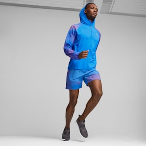 Chamarra Run Favorite para hombre, Ultra Blue-Fire Orchid, extralarge