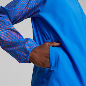 Chamarra Run Favorite para hombre, Ultra Blue-Fire Orchid, extralarge