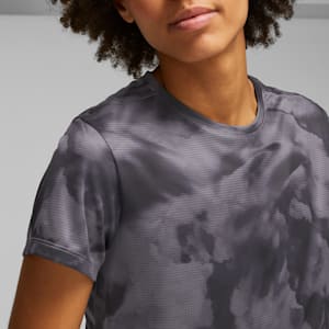 Run Favorite Women's Tee, PUMA Black-AOP