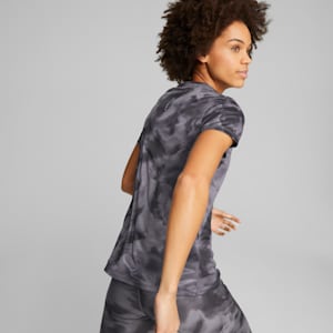 Playera Run Favorite para mujer, PUMA Black-AOP, extralarge