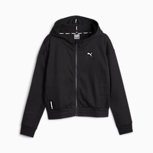 Campera con capucha Train Favourite para mujer, PUMA Black, extralarge