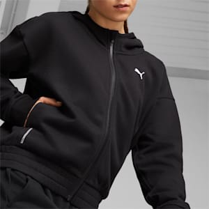 Campera con capucha Train Favourite para mujer, PUMA Black, extralarge