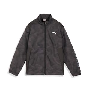 メンズ トレーニング ウーブン AOP ジャケット, PUMA Black, extralarge-JPN