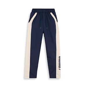 ウィメンズ トレーニング トリコット ウーブンパンツ 裏起毛, PUMA Navy, extralarge-JPN