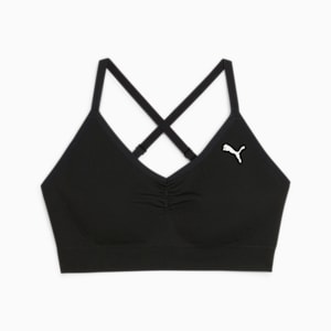 Move Shapeluxe Women's Seamless Training Bra, PUMA Black, extralarge-IND