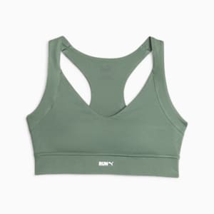 W RUN Women's High Support Bra, Eucalyptus, très grand
