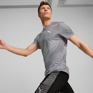 メンズ ランニング RUN FAVORITE AOP Tシャツ, Cool Dark Gray, extralarge-JPN