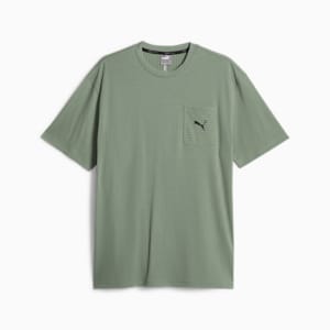 メンズ ヨガ スタジオ UNWIND Tシャツ, Eucalyptus, extralarge-JPN